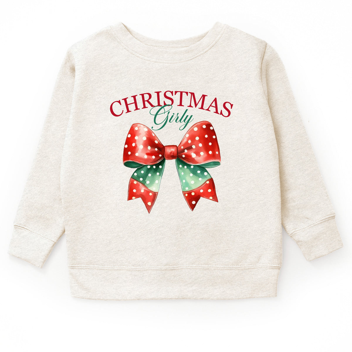 Coquette Christmas Girly - Youth Graphic Sweatshirt