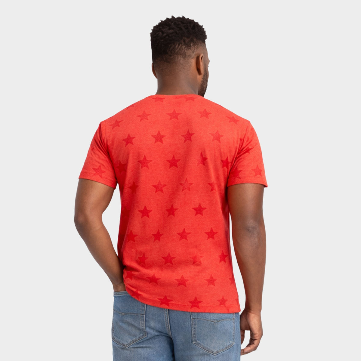 Made In America Rounded - Men's Short Sleeve Star Tee
