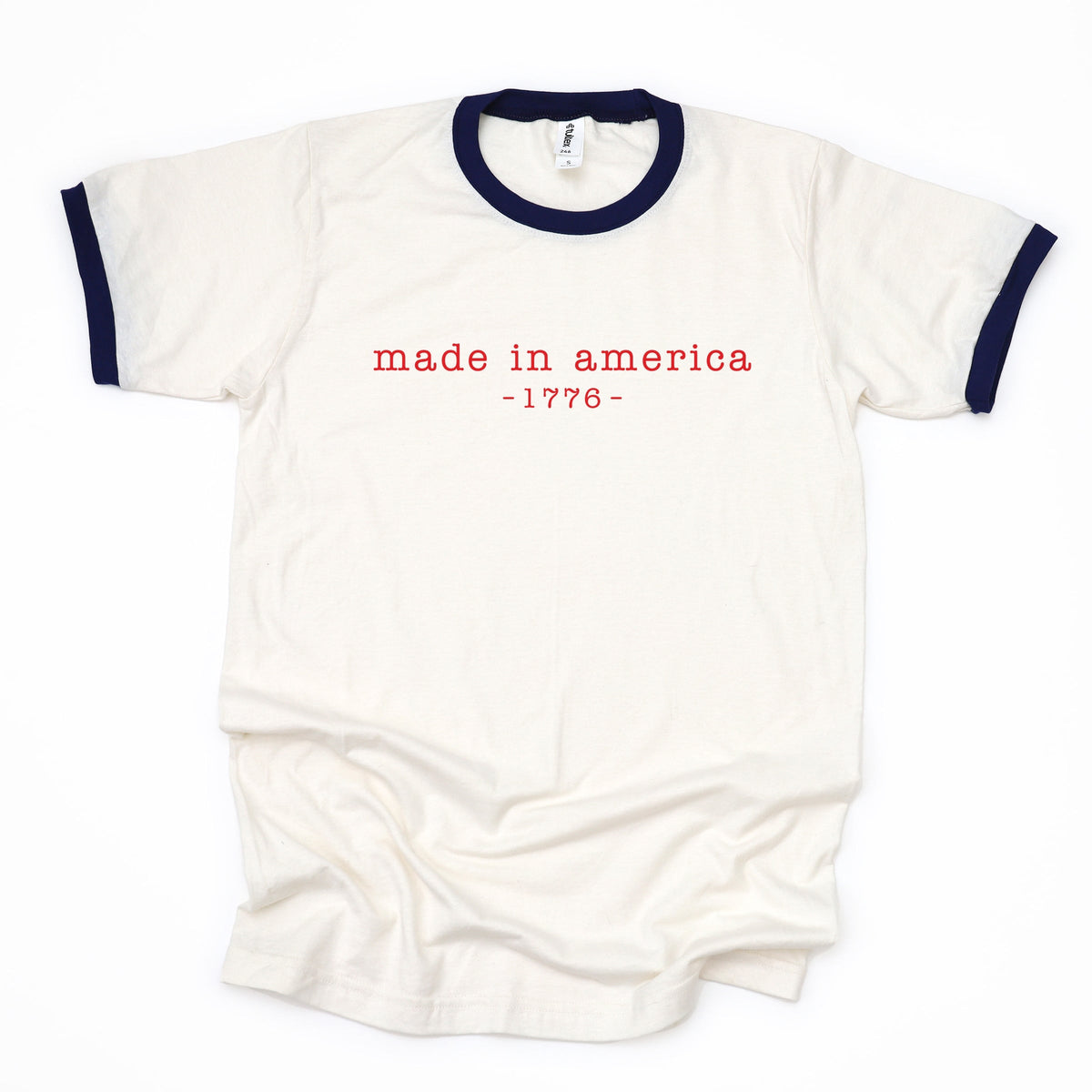Made In America 1776 - Women's Ringer Graphic T-Shirt