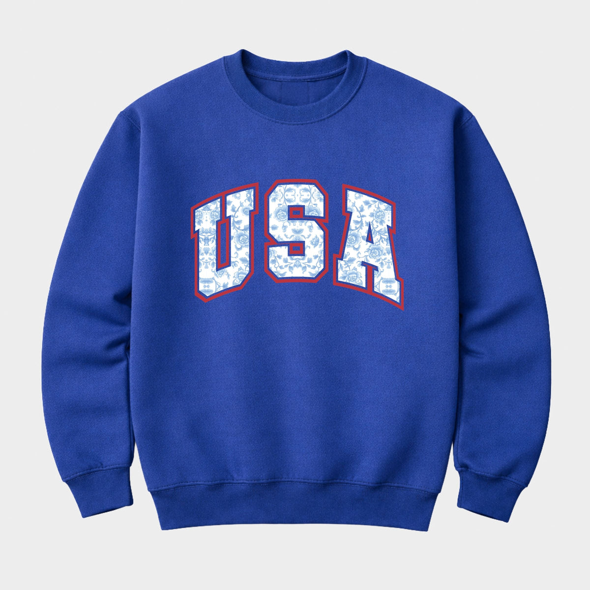 USA Blue Willow - Women's Sweatshirt