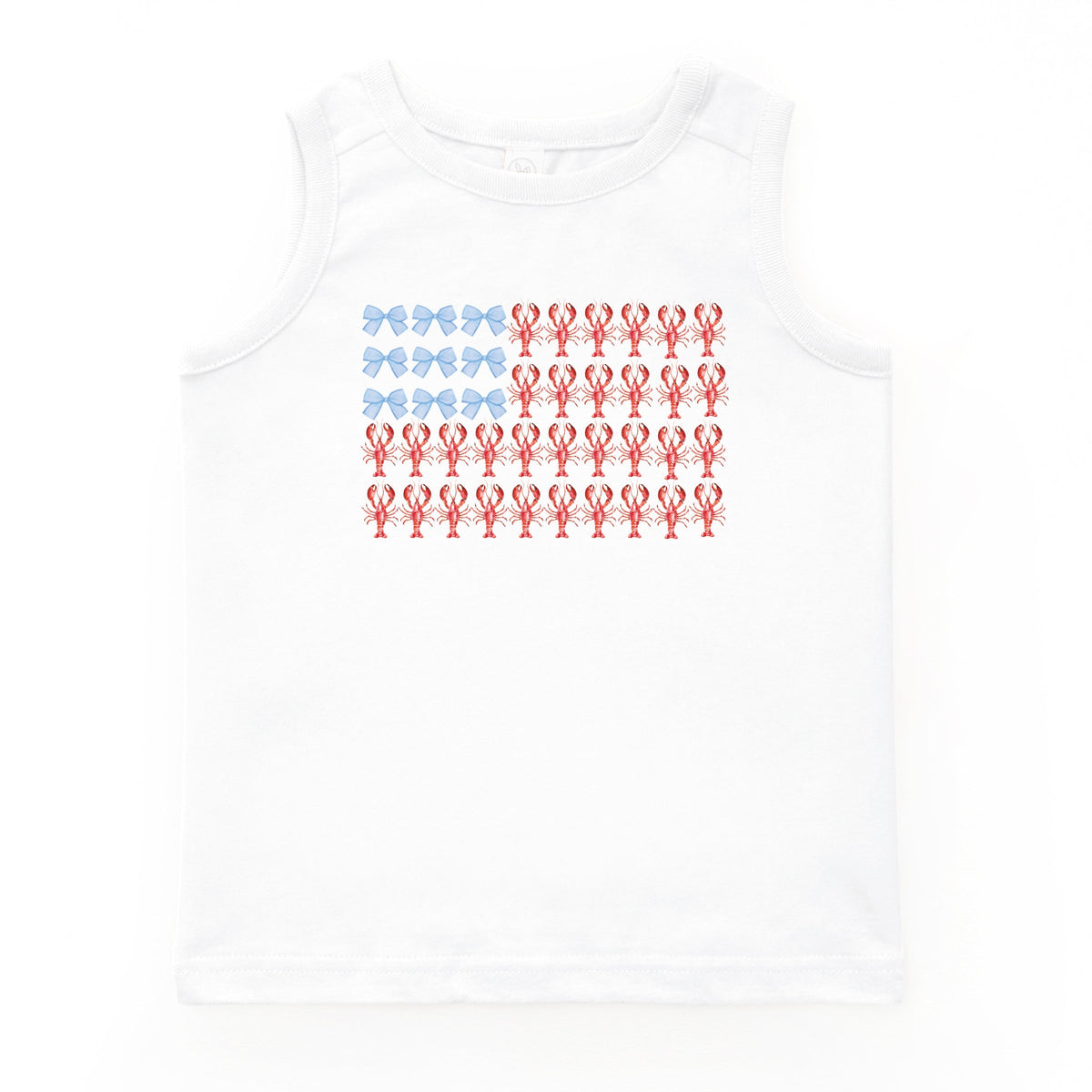 Lobster American Flag Coquette - Youth Tank Top