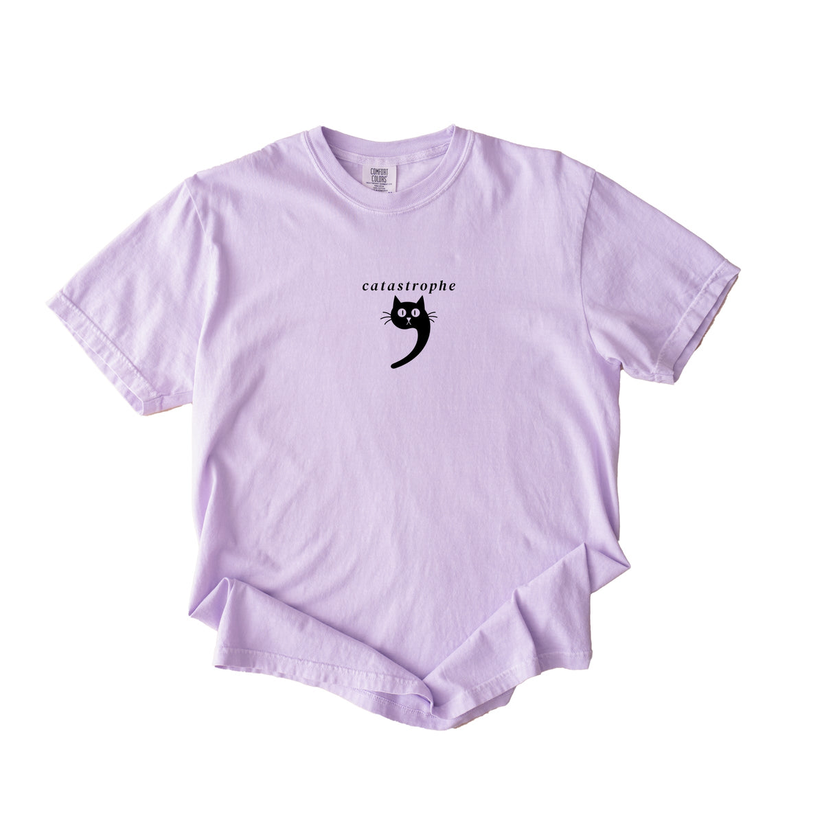 Catastrophe Pun - Women's Garment Dyed Graphic T-Shirt