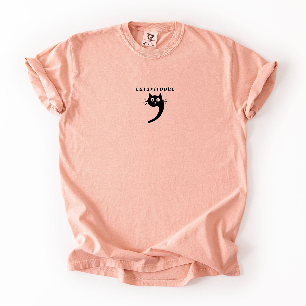 Catastrophe Pun - Women's Garment Dyed Graphic T-Shirt