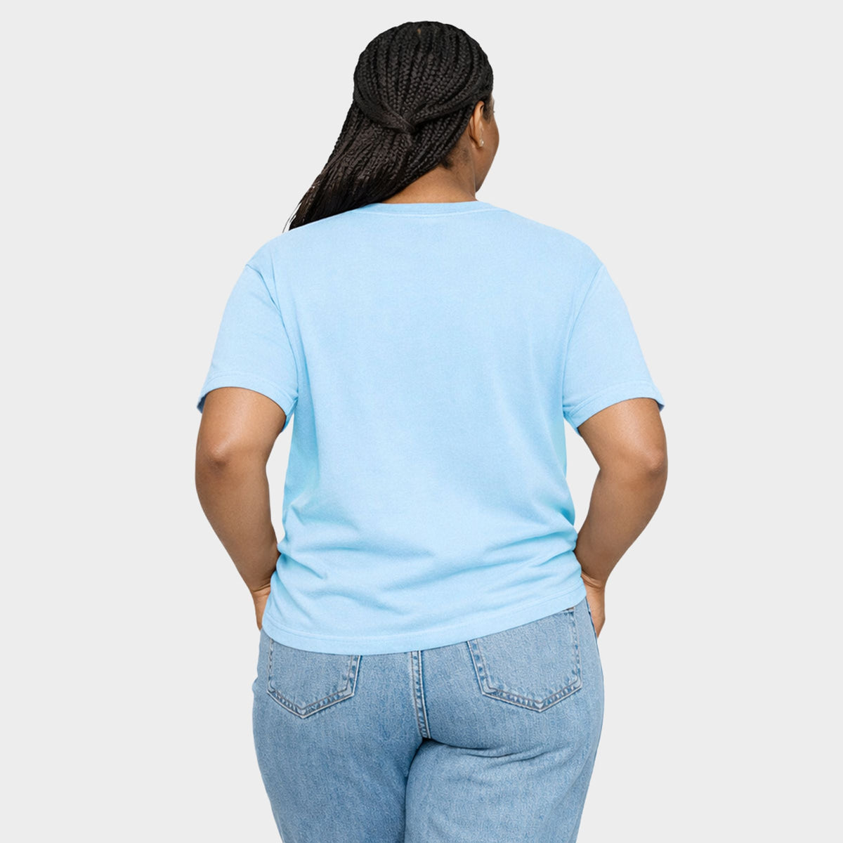 School Icons Stick Figures - Women's Plus Garment Dyed Tee