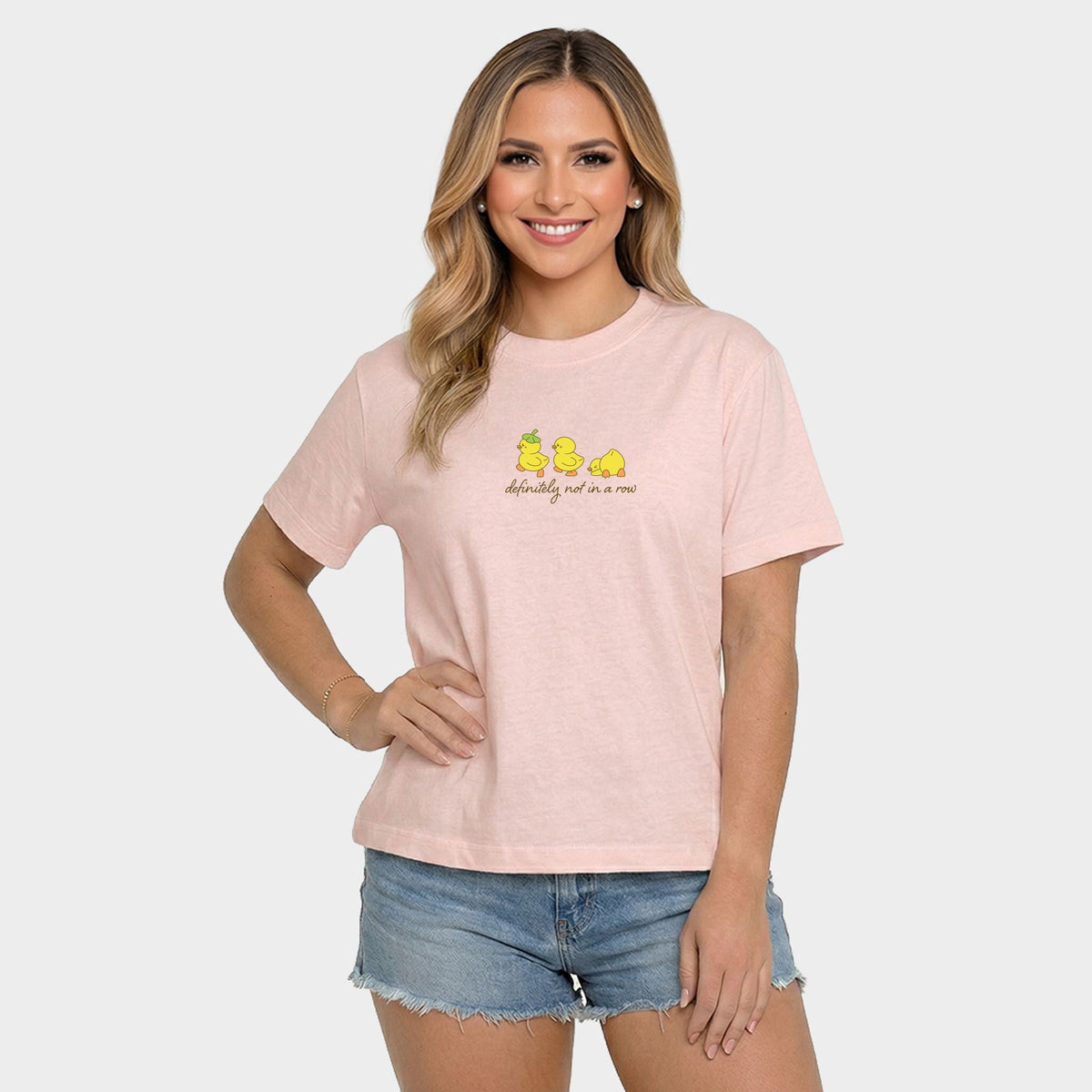 Definitely Not In A Row - Women's Relaxed Boxy Tee