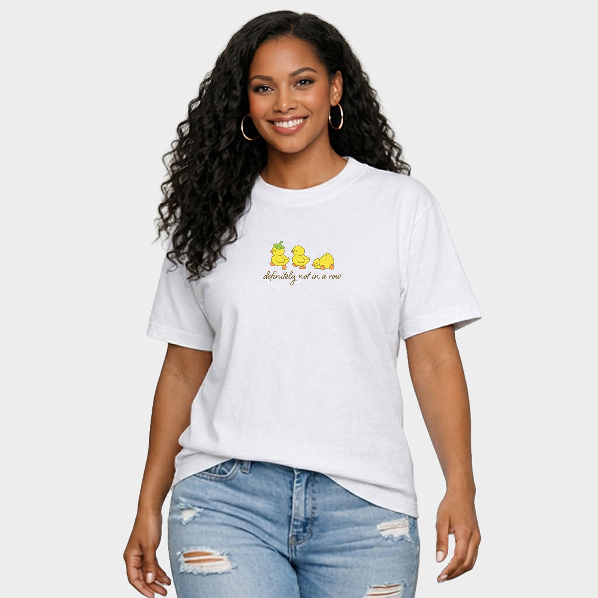 Definitely Not In A Row - Women's Relaxed Boxy Tee