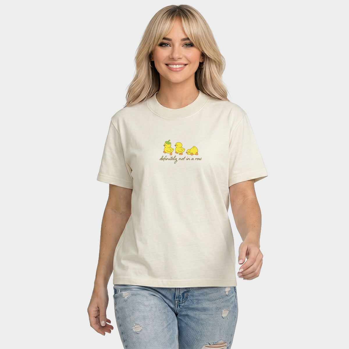 Definitely Not In A Row - Women's Relaxed Boxy Tee