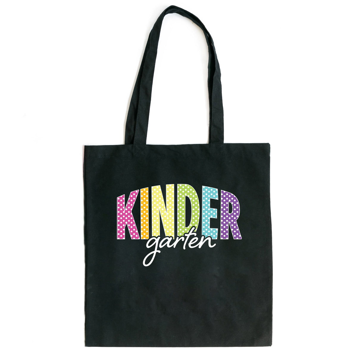 Kindergarten Polka Dots - Canvas Tote