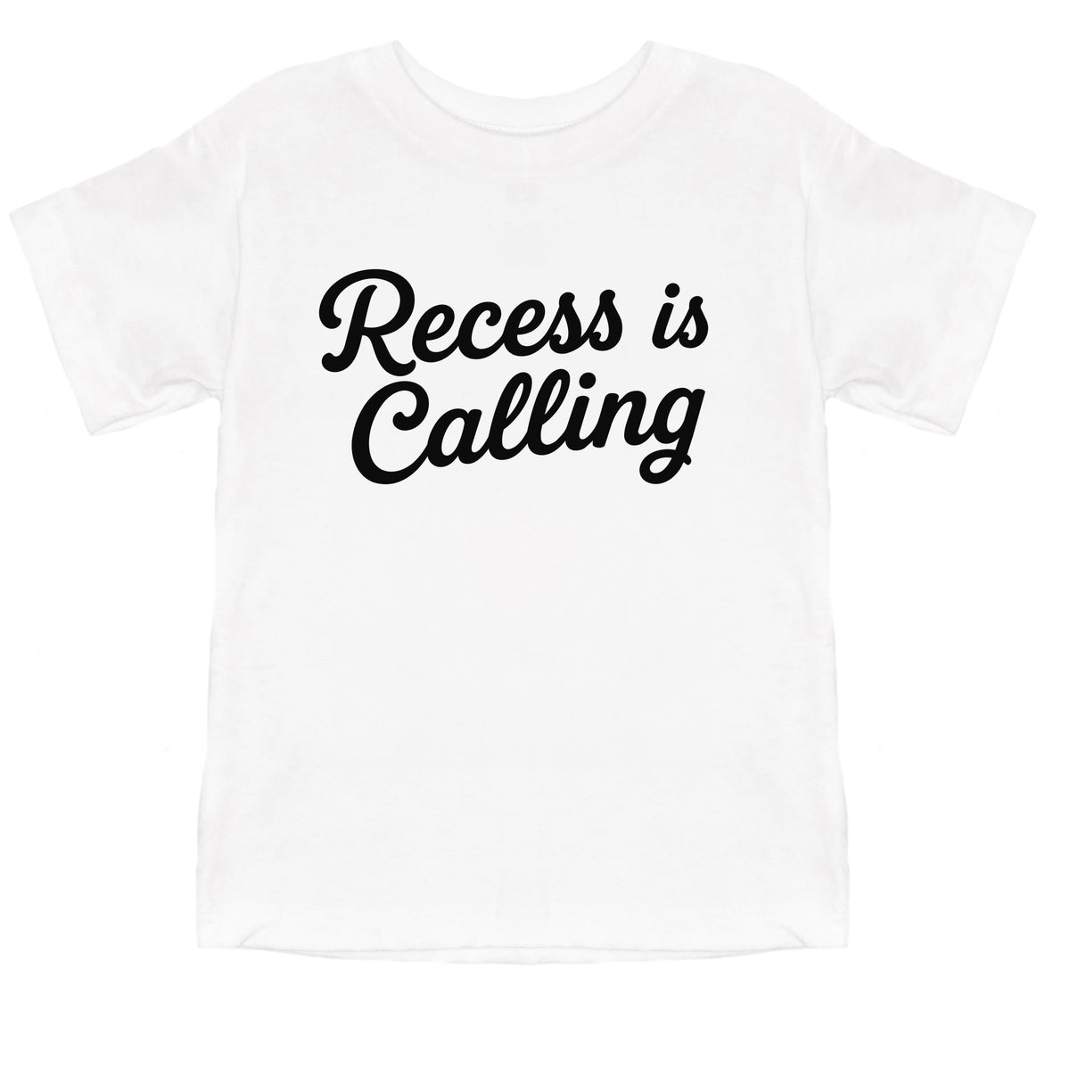 Recess Is Calling  - Toddler Short Sleeve Graphic T-Shirt