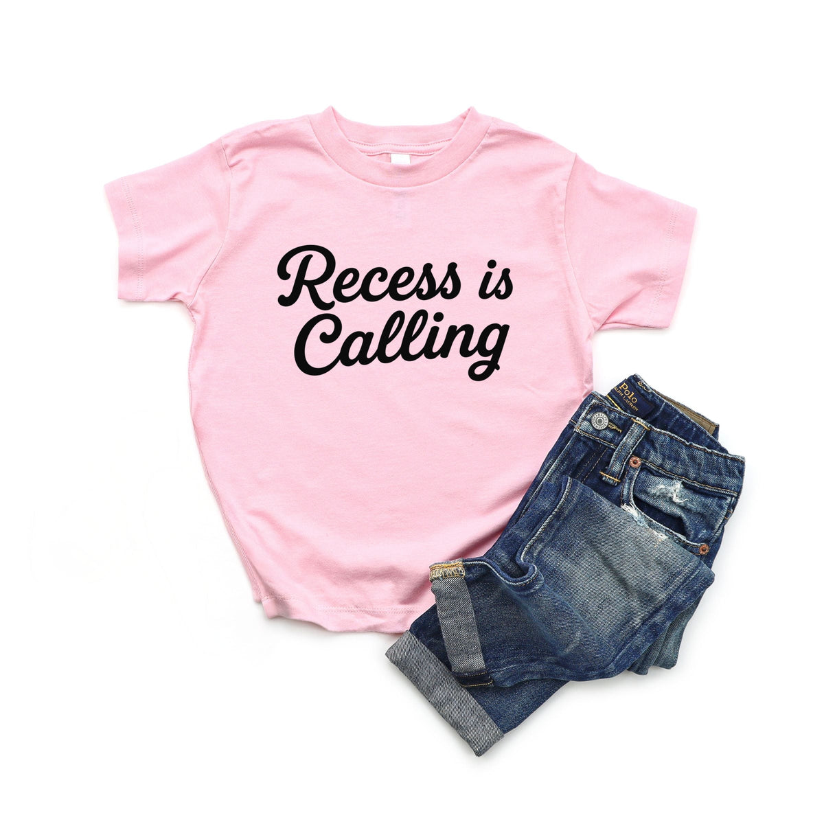 Recess Is Calling  - Toddler Short Sleeve Graphic T-Shirt