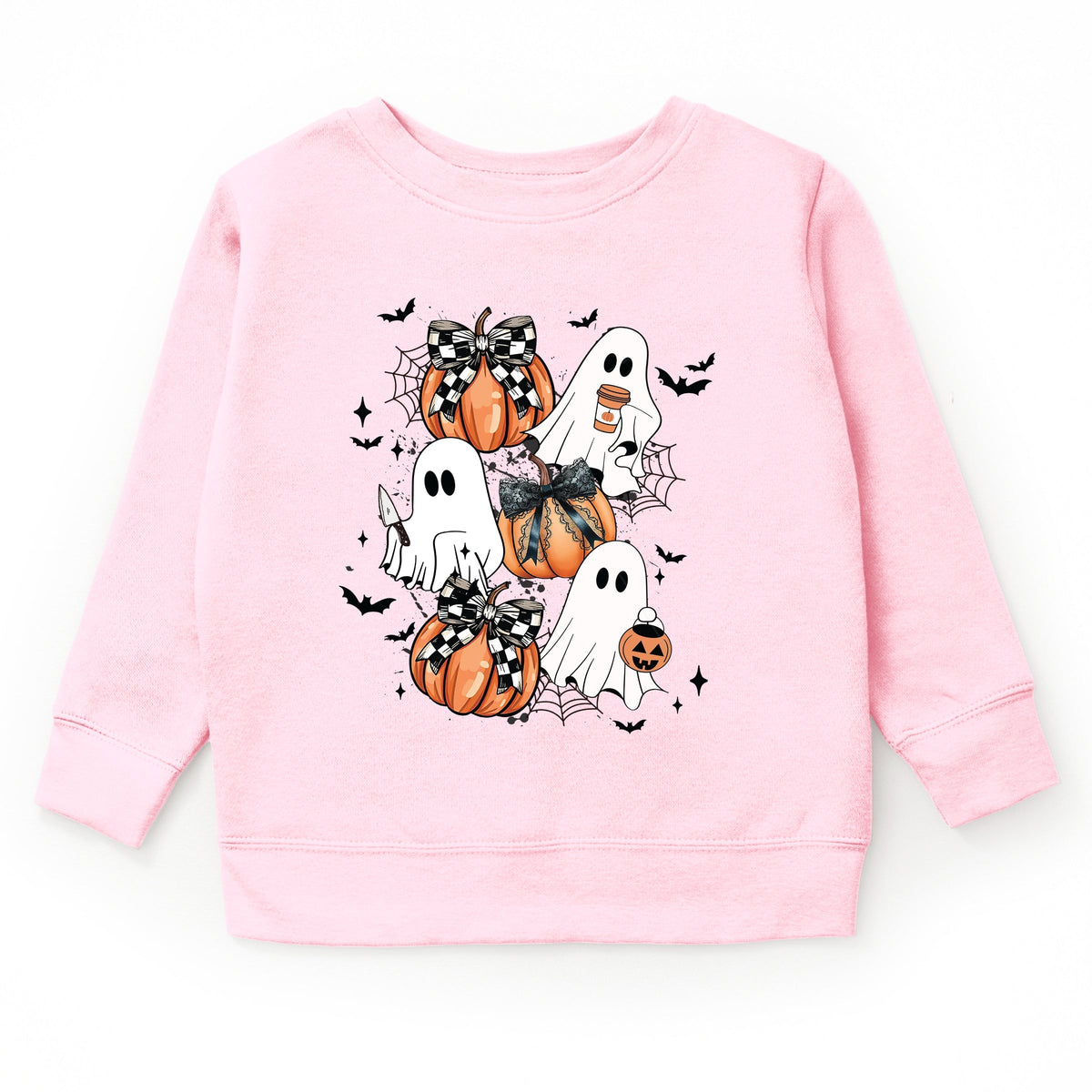 Coquette Ghost Collage - Youth Graphic Sweatshirt