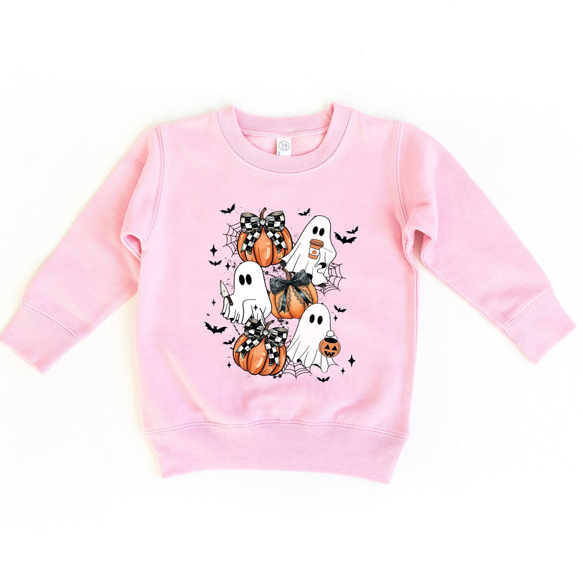 Coquette Ghost Collage - Toddler Graphic Sweatshirt