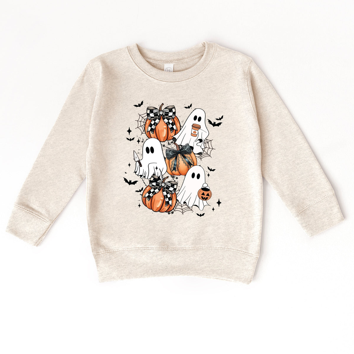 Coquette Ghost Collage - Toddler Graphic Sweatshirt