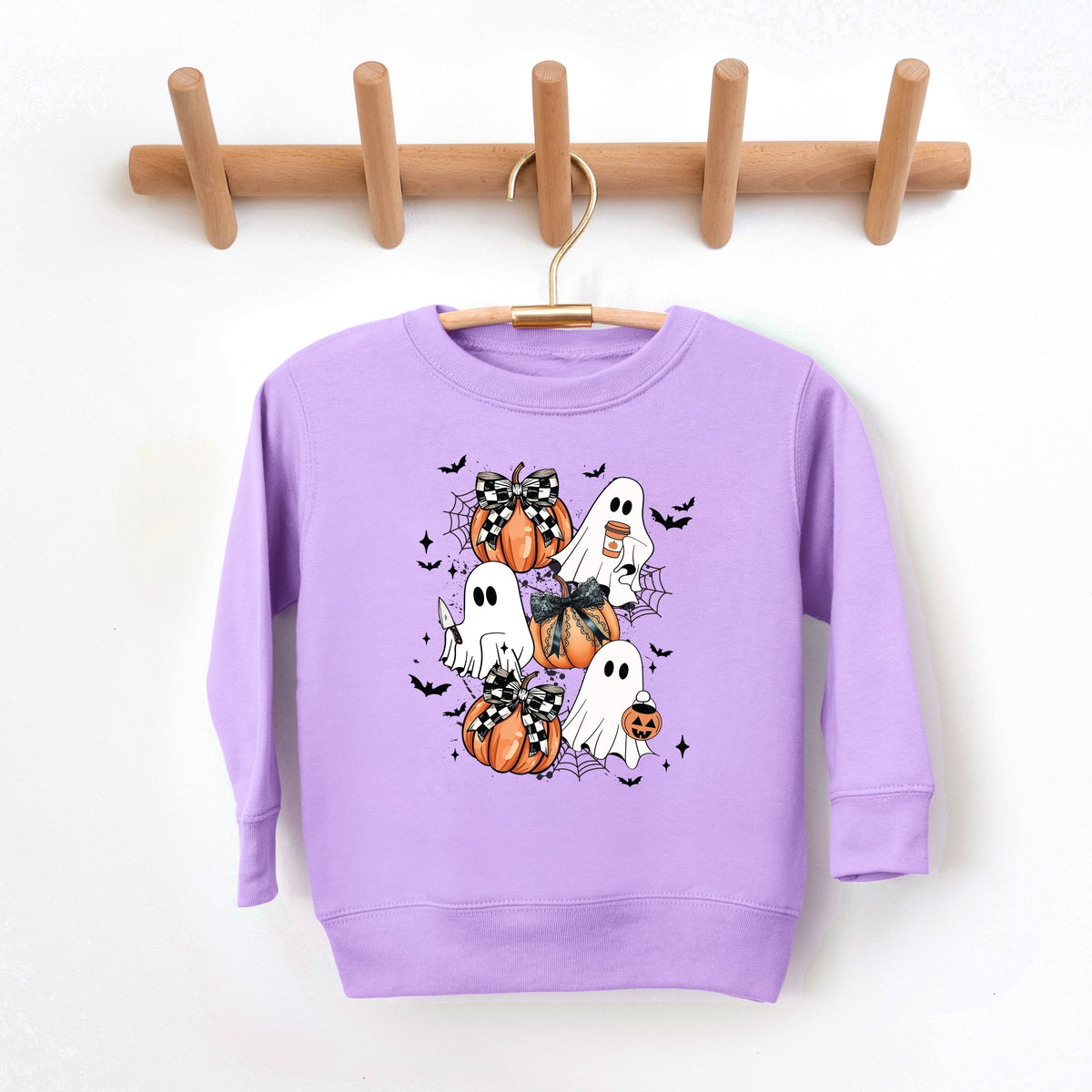 Coquette Ghost Collage - Toddler Graphic Sweatshirt