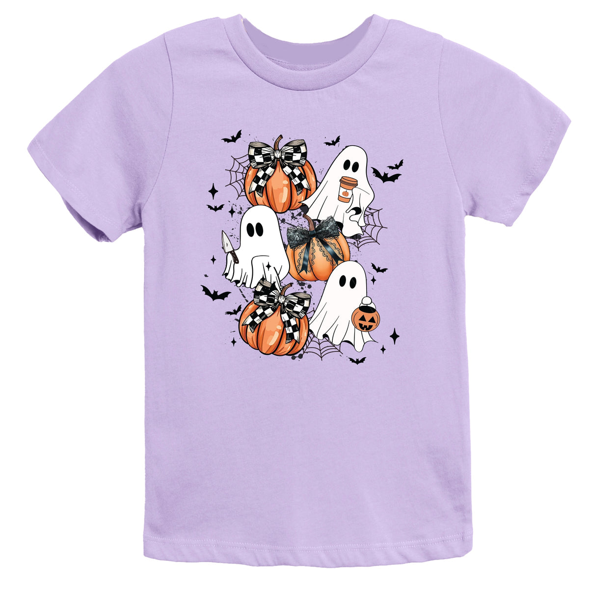 Coquette Ghost Collage - Youth Short Sleeve Graphic T-Shirt