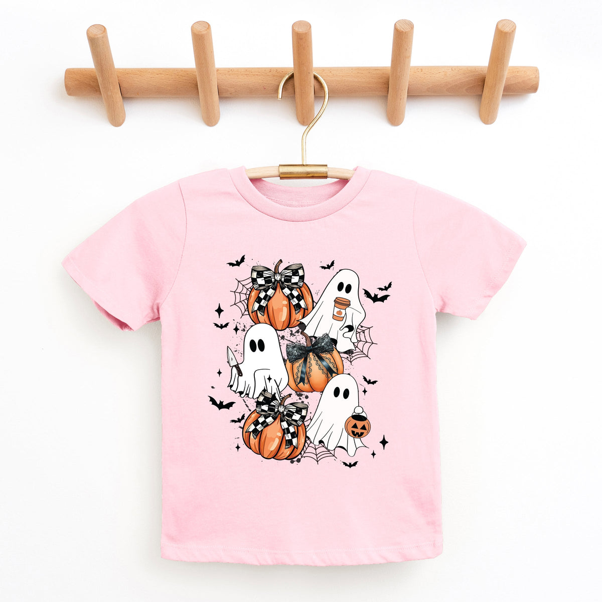Coquette Ghost Collage - Youth Short Sleeve Graphic T-Shirt