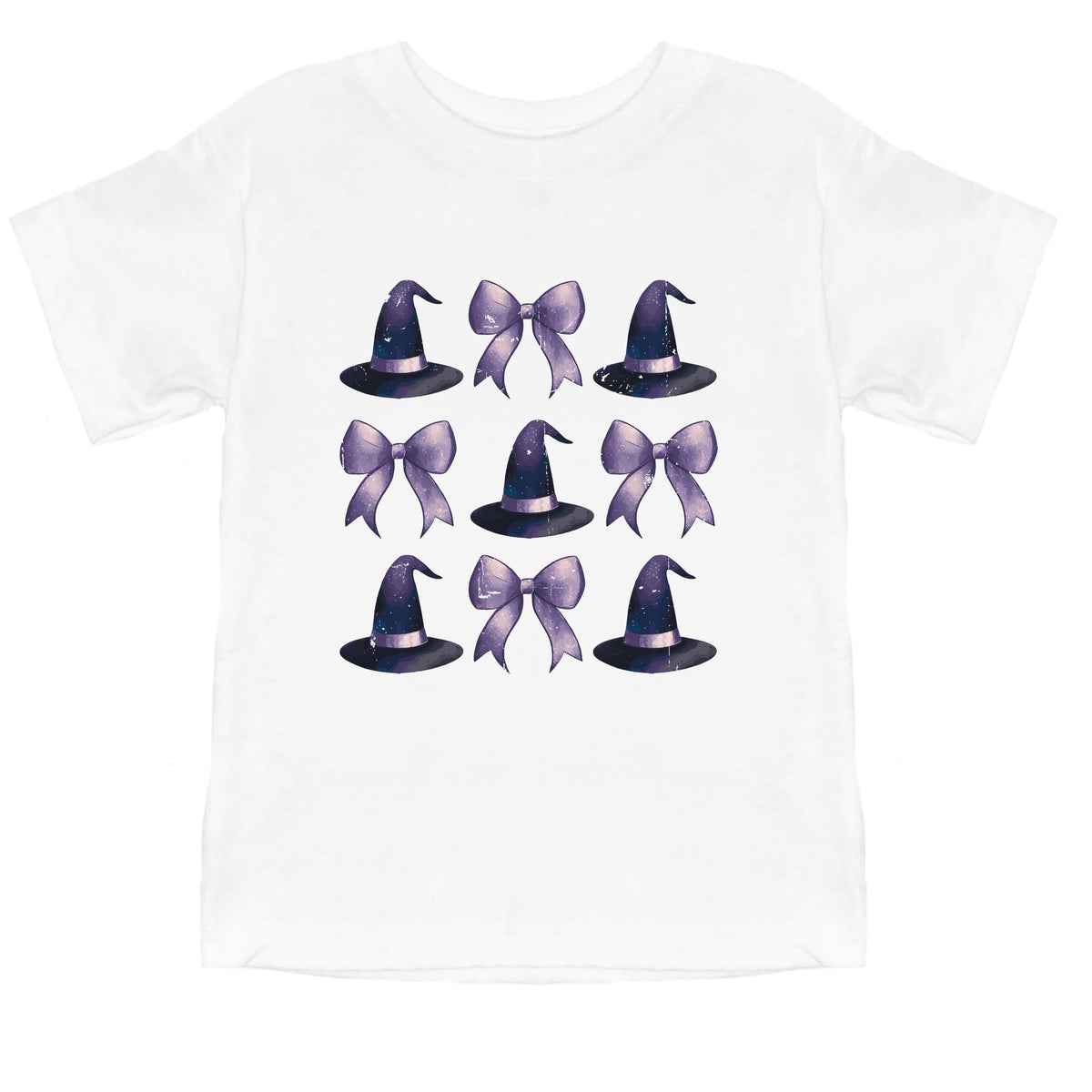 Coquette Witch Hat Collage - Toddler Short Sleeve Graphic T-Shirt