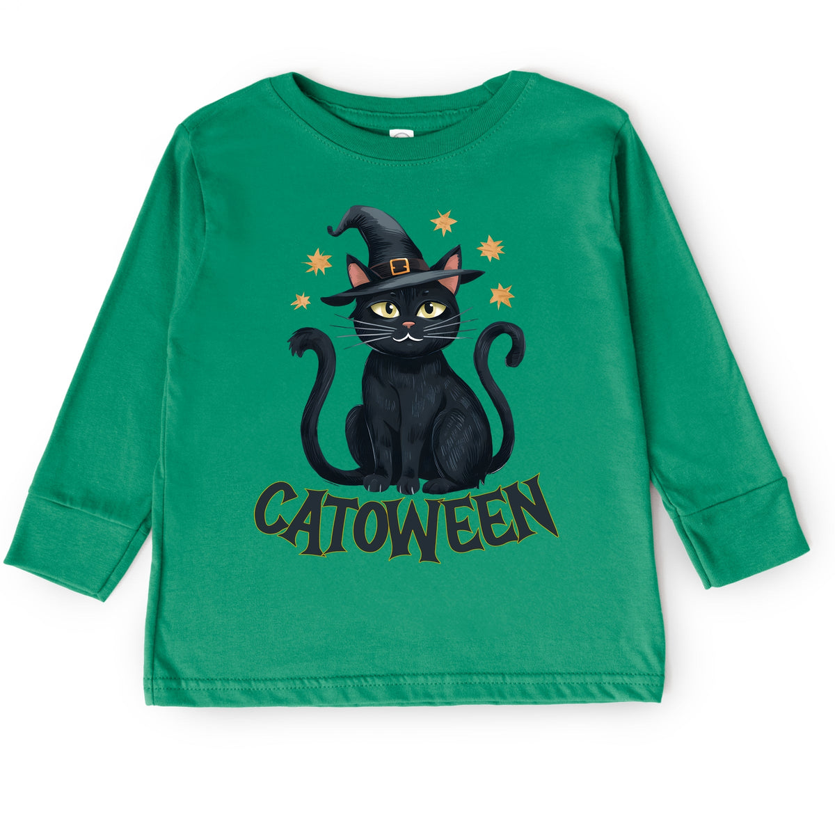 Catoween Cat - Toddler Long Sleeve Graphic Tee