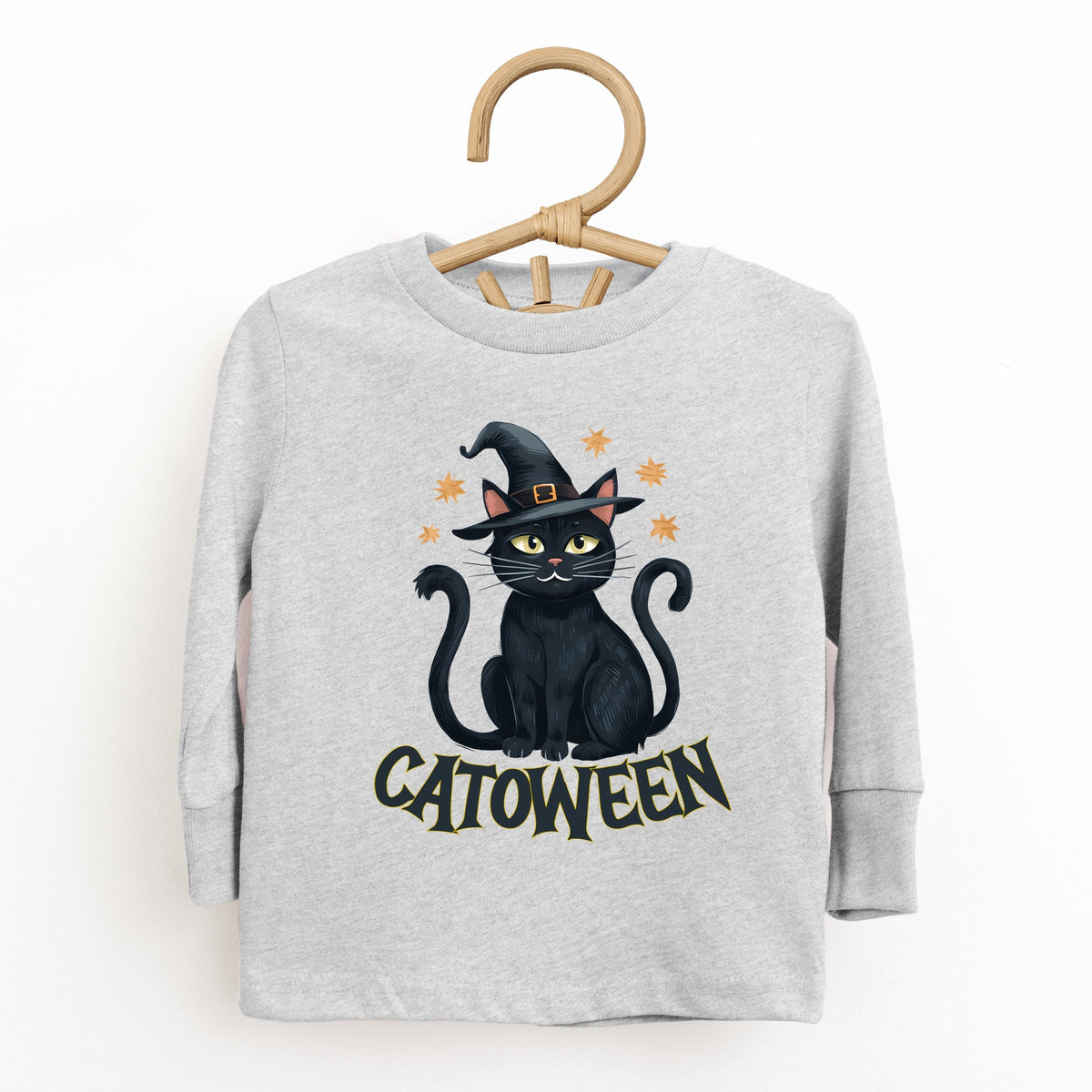 Catoween Cat - Toddler Long Sleeve Graphic Tee