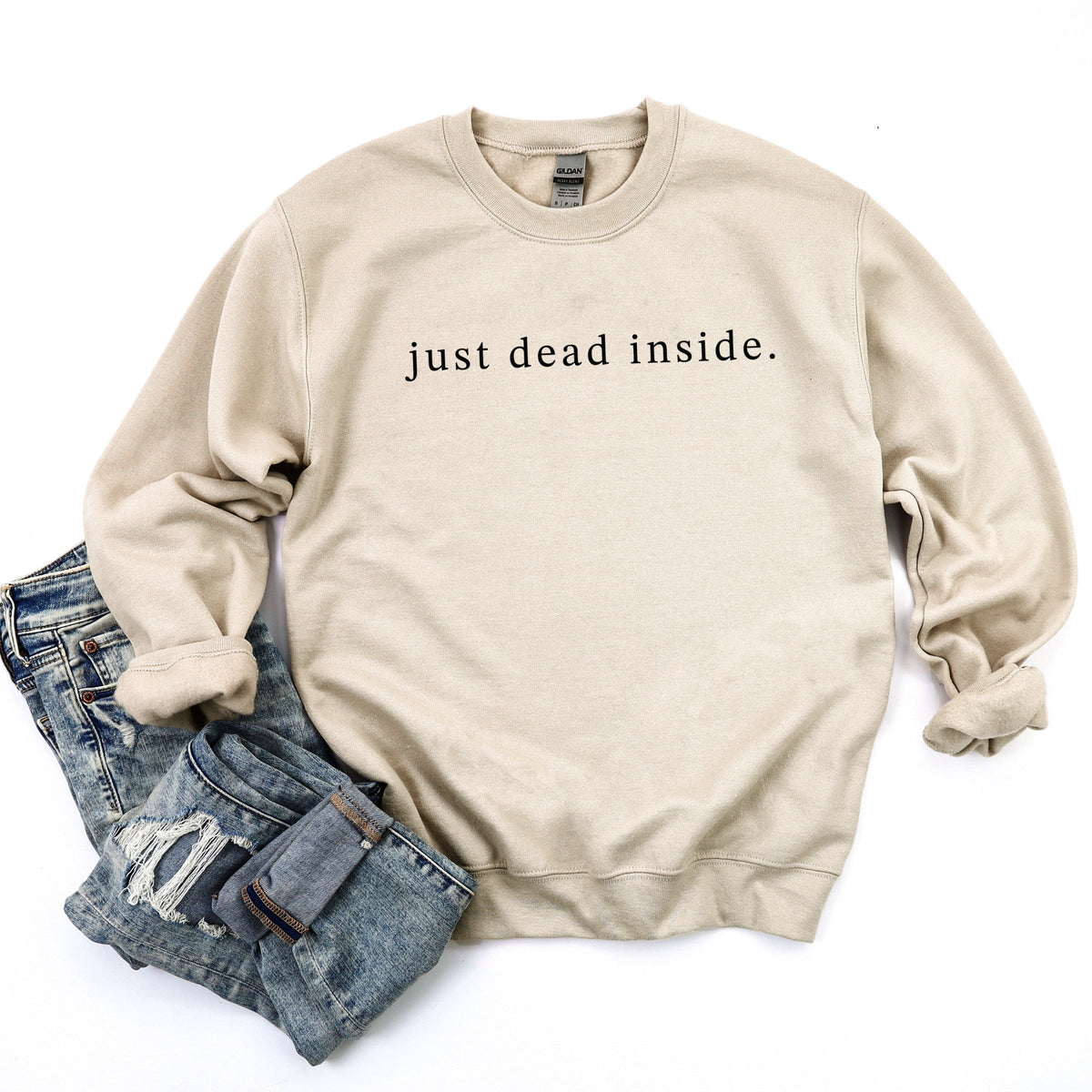 Just Dead Inside Typewriter - Women's Sweatshirt