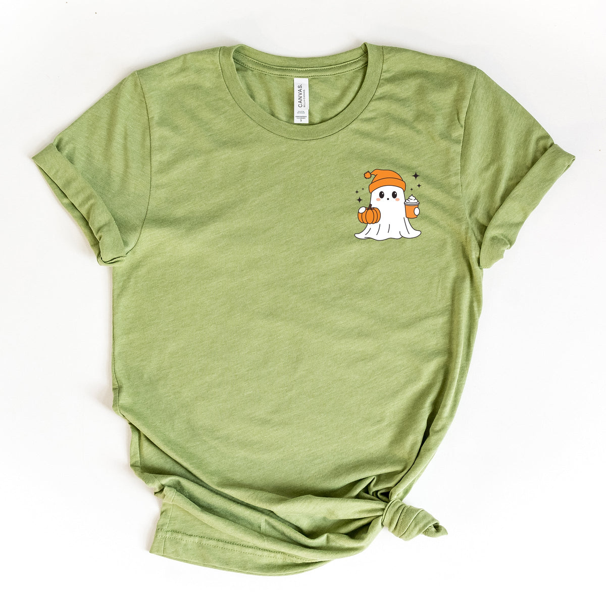 Ghost Pumpkin Spice Sparkle - Women's Short Sleeve Graphic T-Shirt
