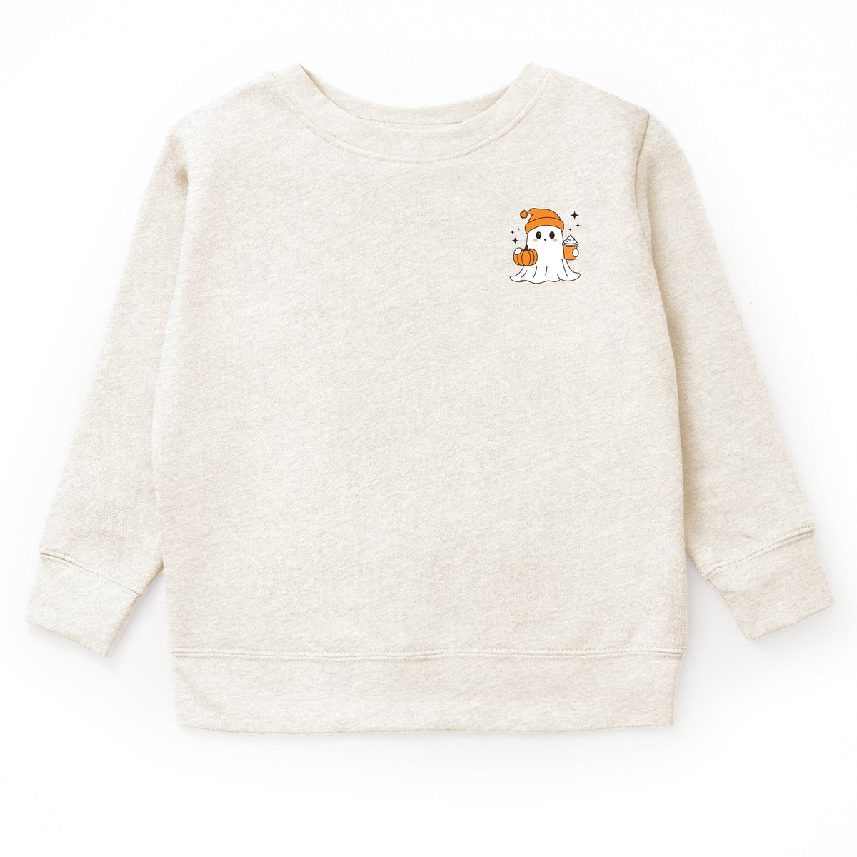 Ghost Pumpkin Spice Sparkle - Toddler Graphic Sweatshirt and Youth Graphic Sweatshirt