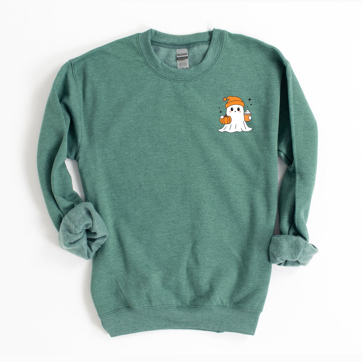 Ghost Pumpkin Spice Sparkle - Women's Graphic Sweatshirt