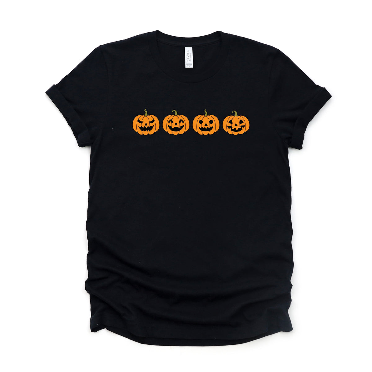 Four Pumpkins - Women's Short Sleeve Graphic T-Shirt