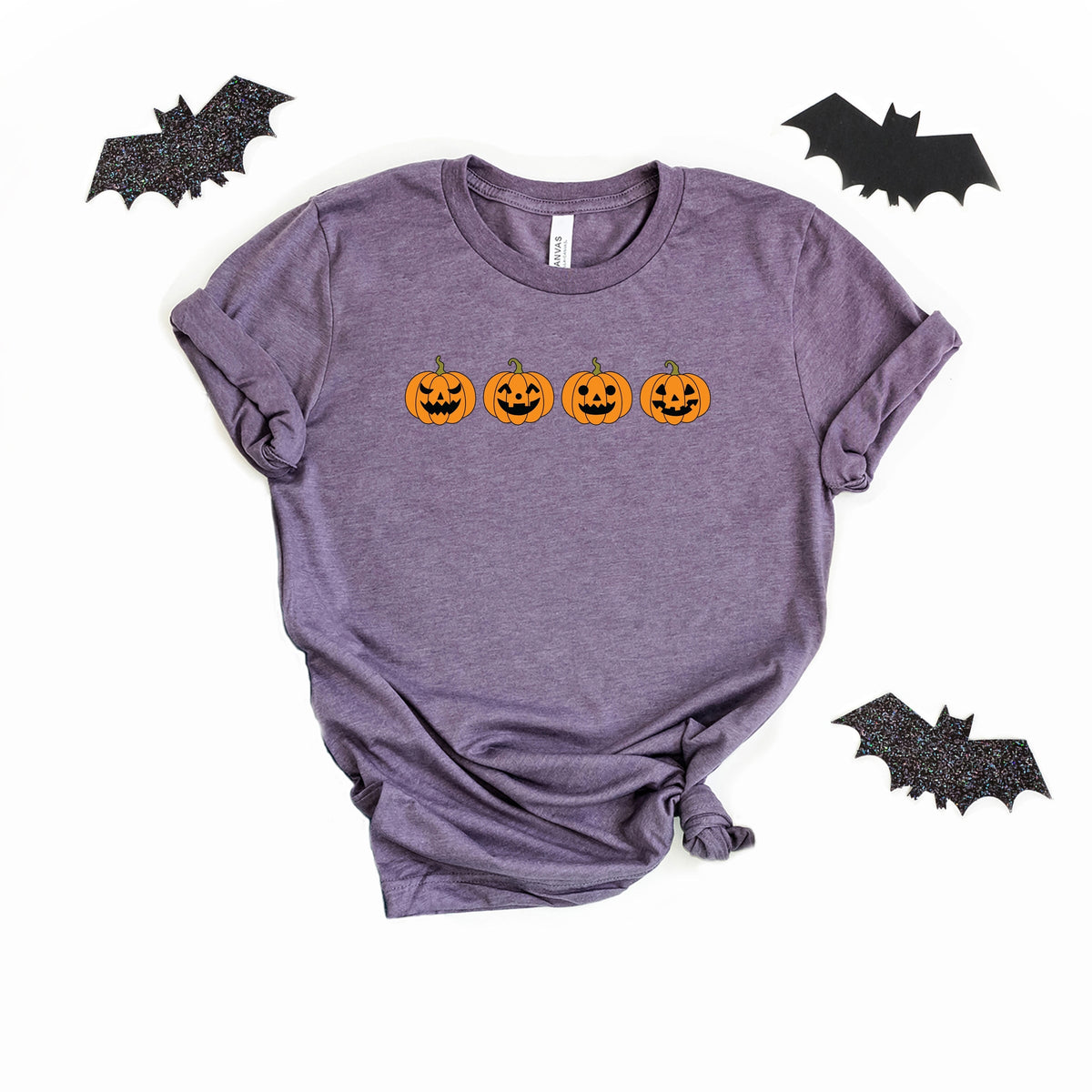Four Pumpkins - Women's Short Sleeve Graphic T-Shirt