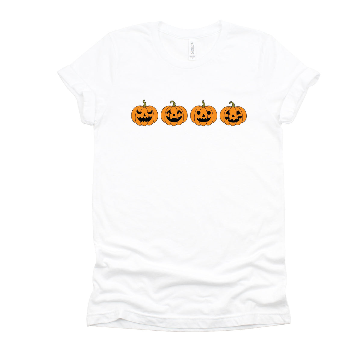 Four Pumpkins - Women's Short Sleeve Graphic T-Shirt