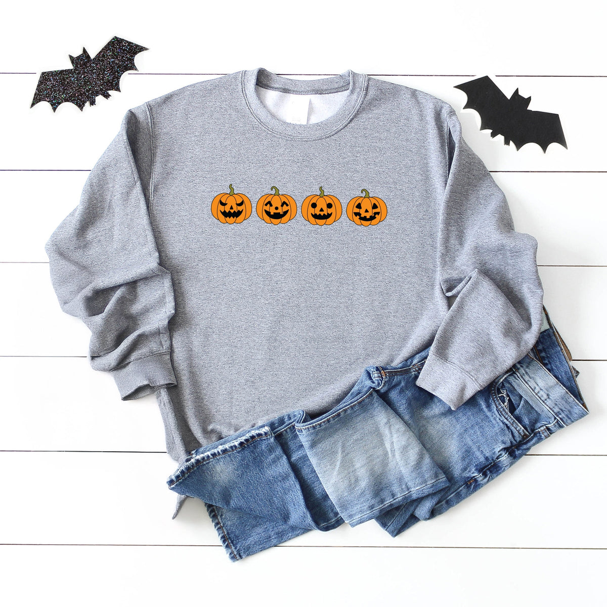Four Pumpkins - Women's Graphic Sweatshirt