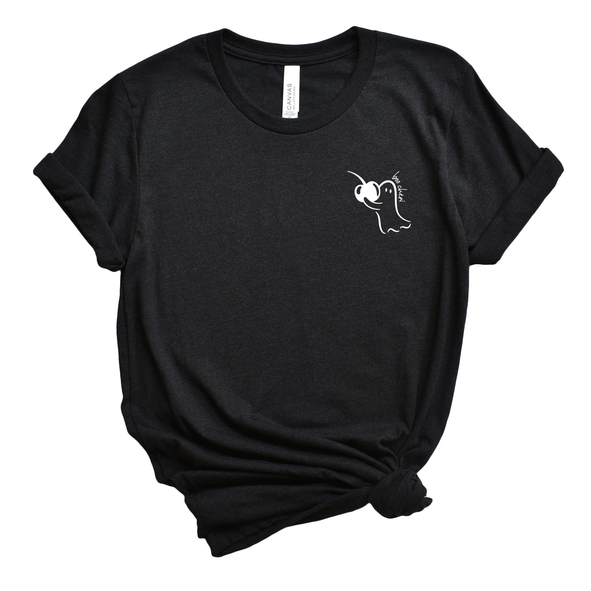 Boo Cheri Ghost - Women's Short Sleeve Graphic T-Shirt