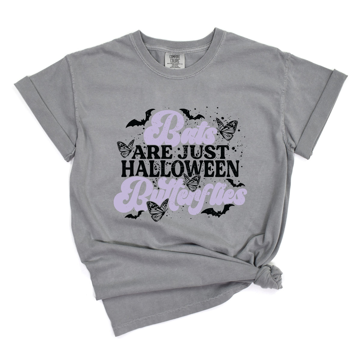 Bats Are Just Halloween Butterflies - Women's Garment Dyed Tee
