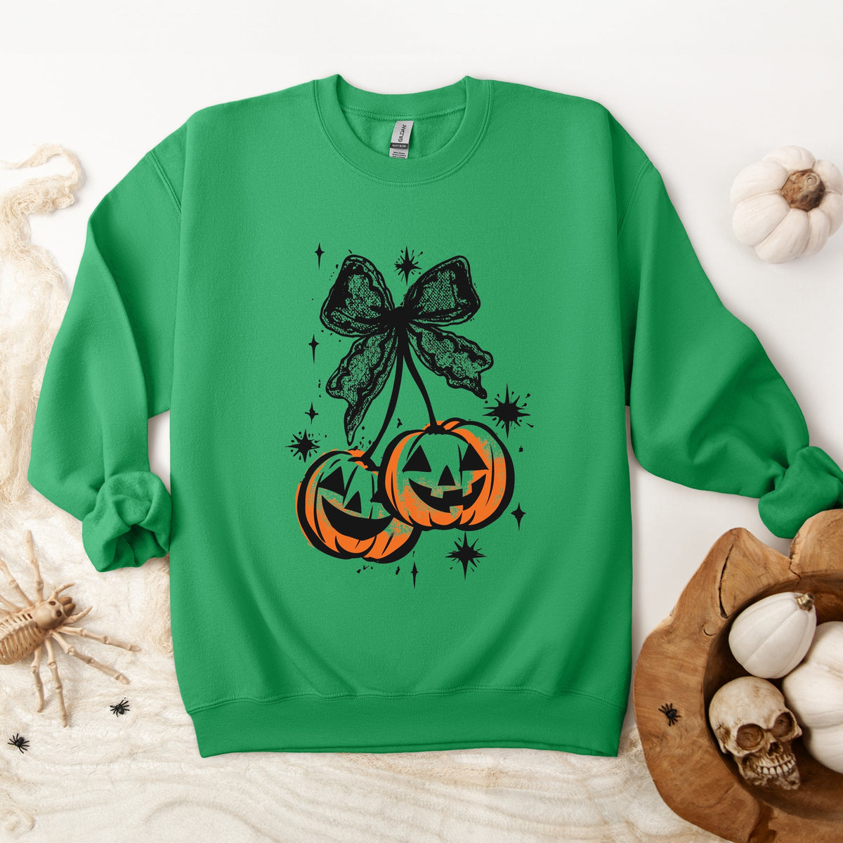 Coquette Pumpkin Cherries -  Women's Sweatshirt