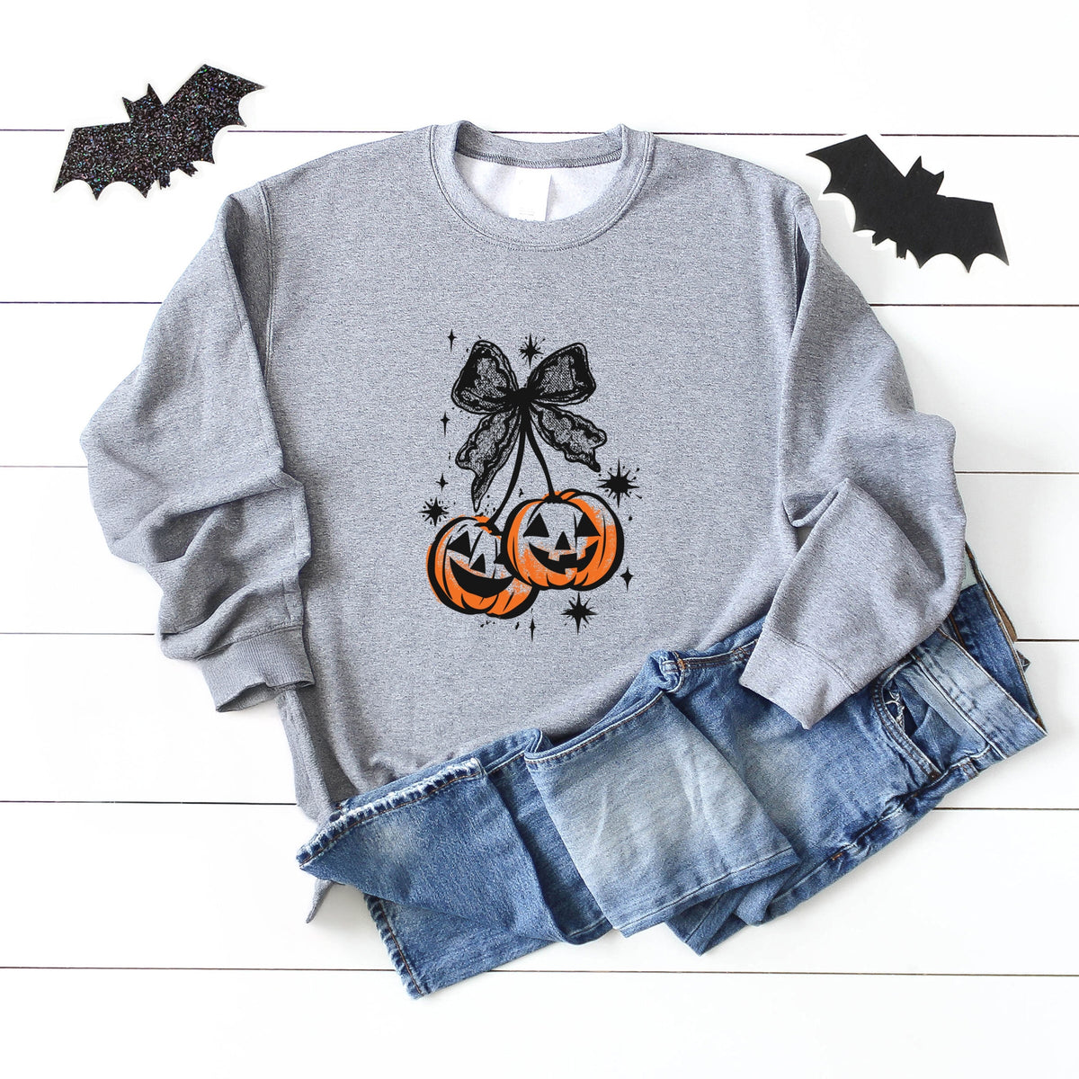 Coquette Pumpkin Cherries -  Women's Sweatshirt