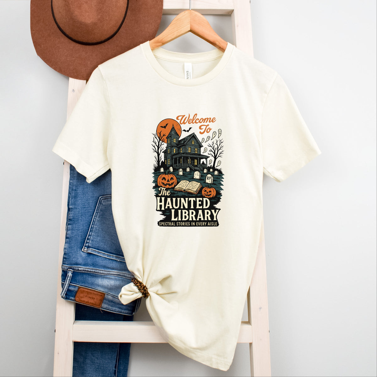 The Haunted Library - Women's Short Sleeve Tee