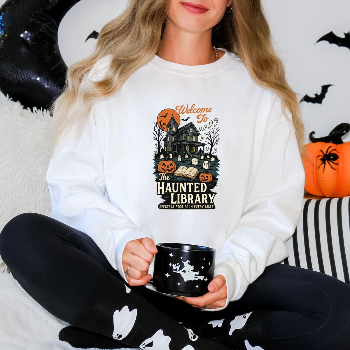 The Haunted Library - Women's Sweatshirt