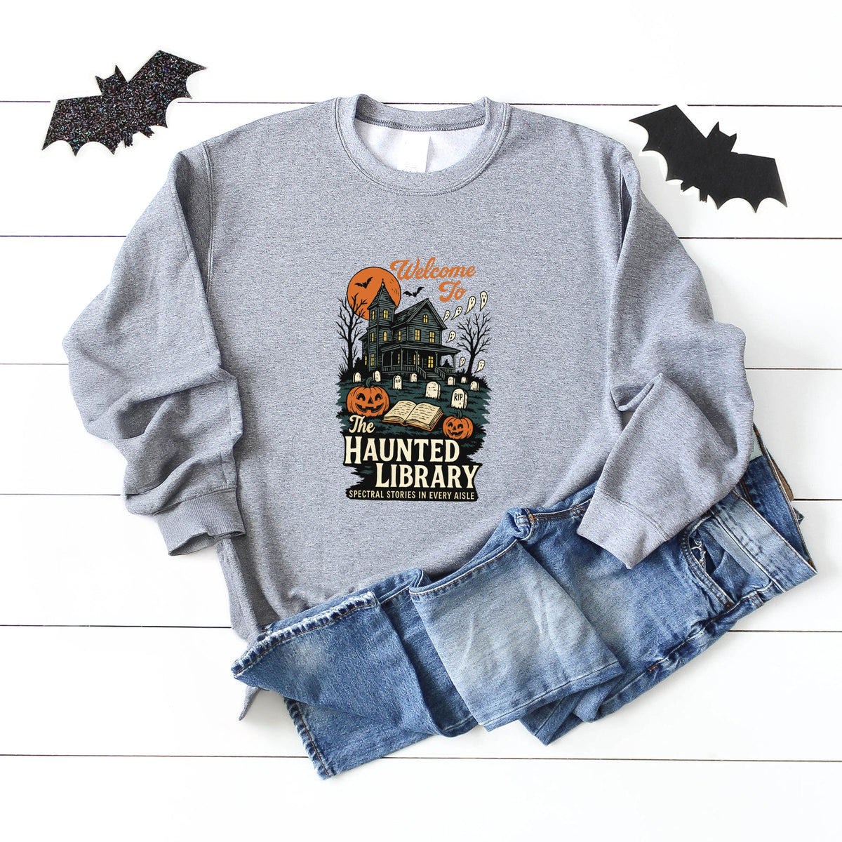 The Haunted Library - Women's Sweatshirt