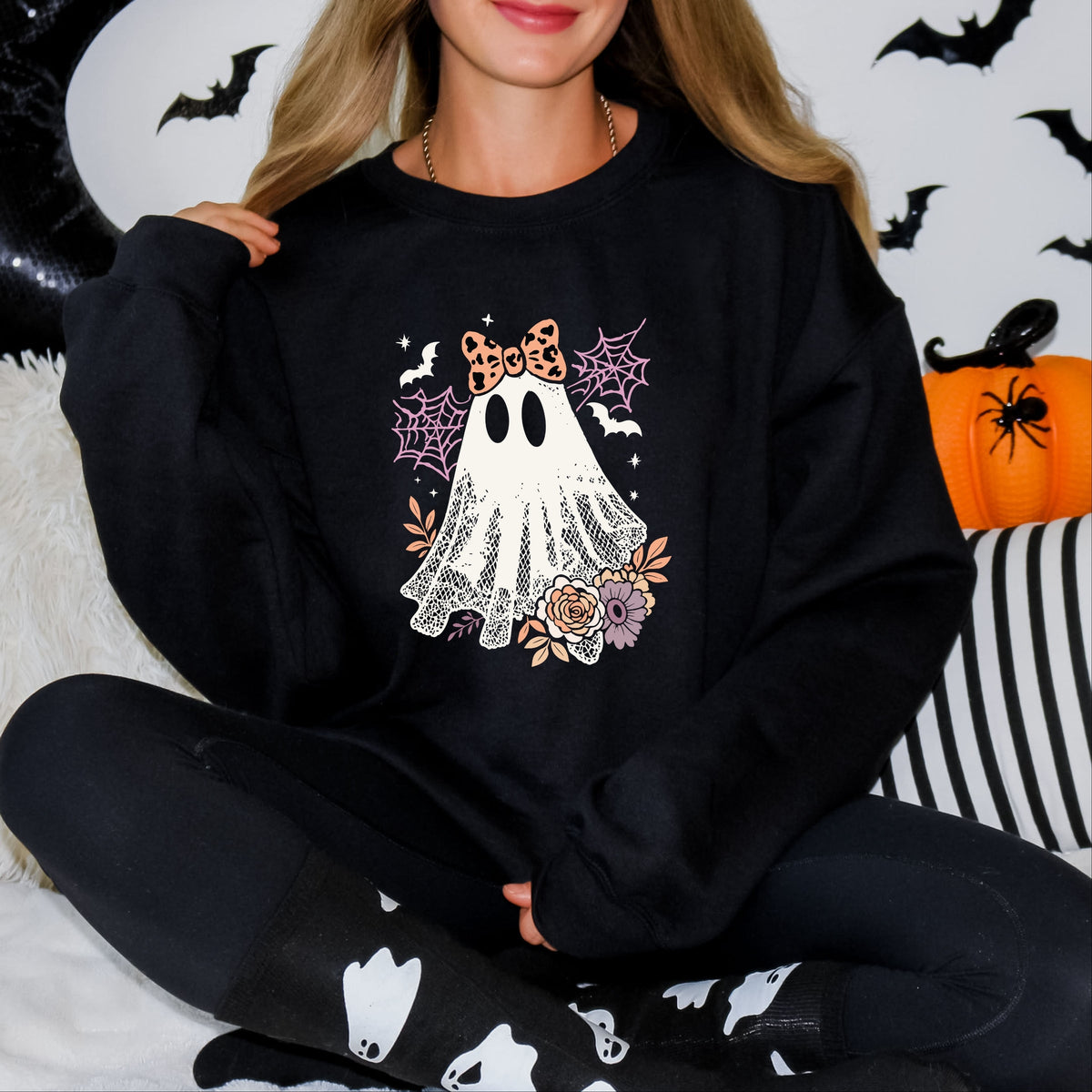 Coquette Ghost Roses  -  Women's Sweatshirt