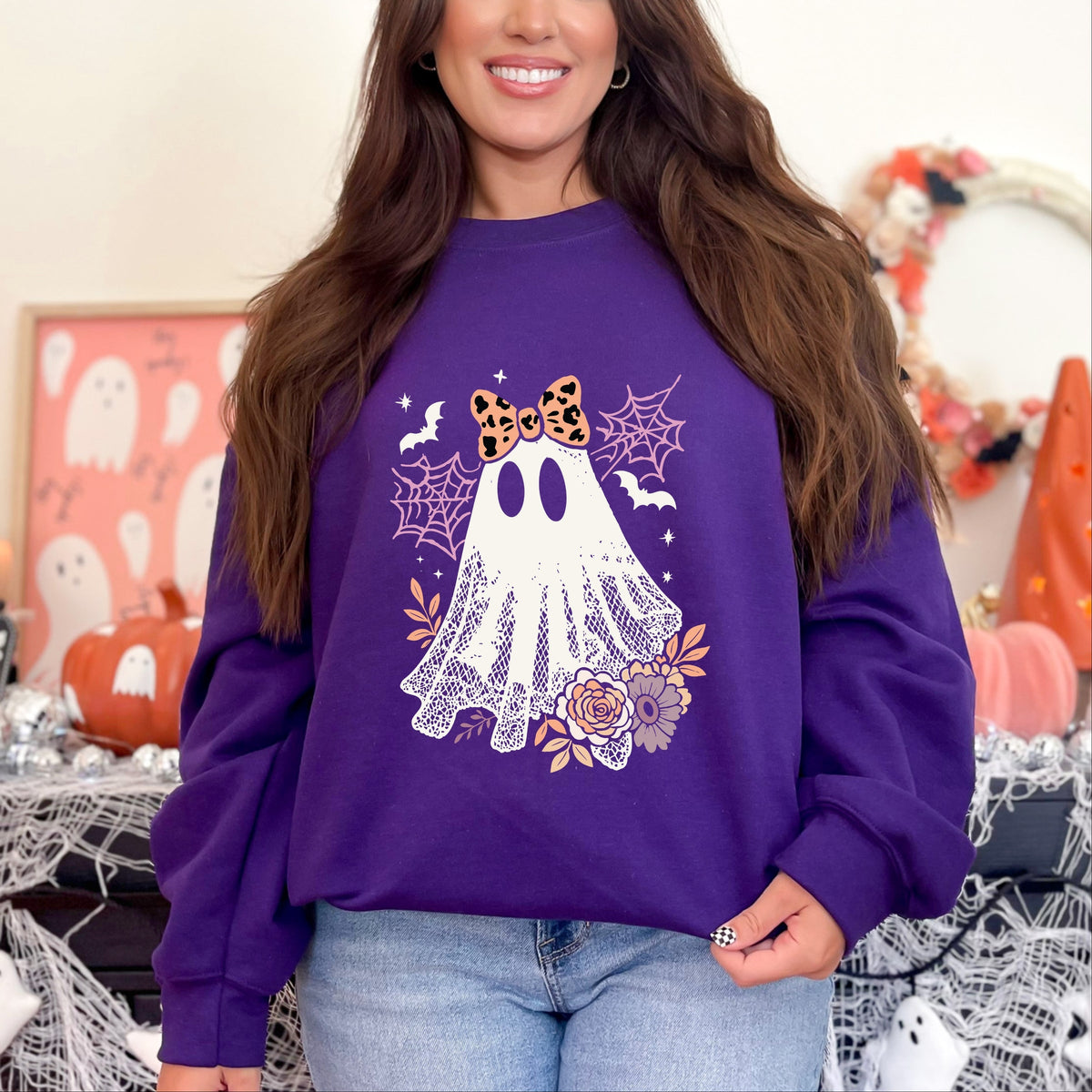 Coquette Ghost Roses  -  Women's Sweatshirt
