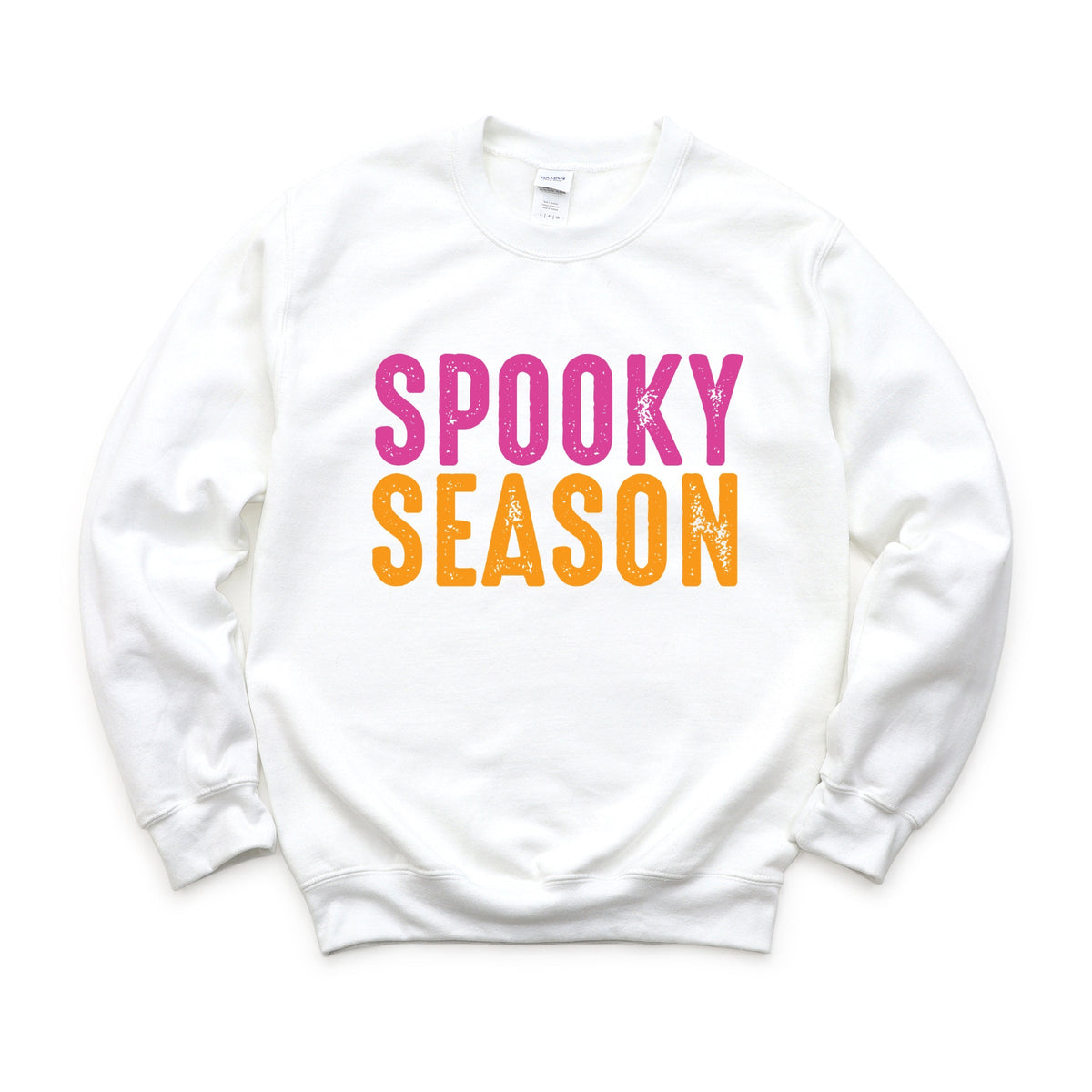 Spooky Season Bright Distressed - Women's Graphic Sweatshirt