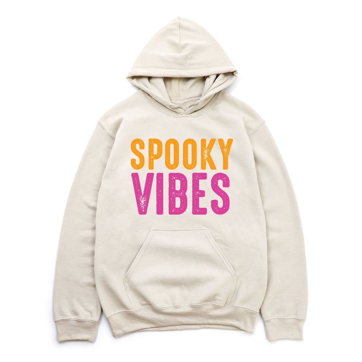 Spooky Vibes Bright Distressed - Women's Graphic Hoodie