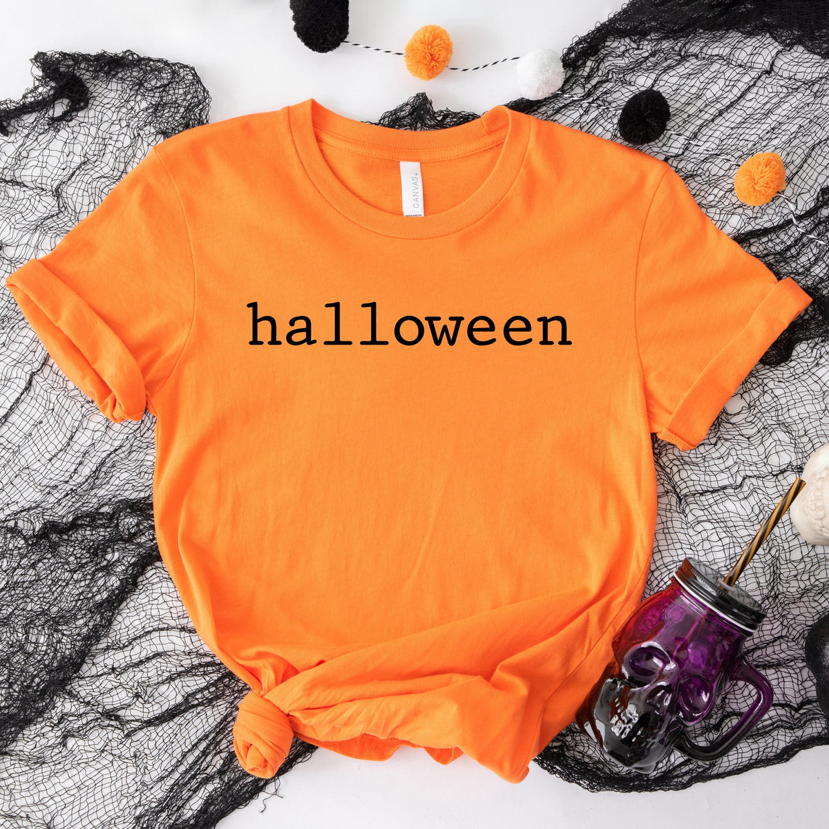 Halloween Typewriter - Women's Short Sleeve Graphic T-Shirt