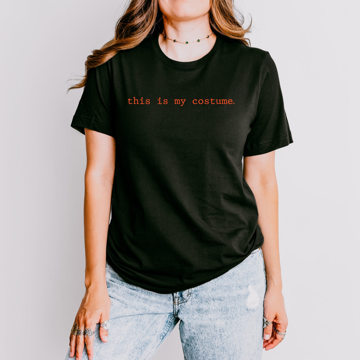 This Is My Costume Typewriter - Women's Short Sleeve Graphic T-Shirt