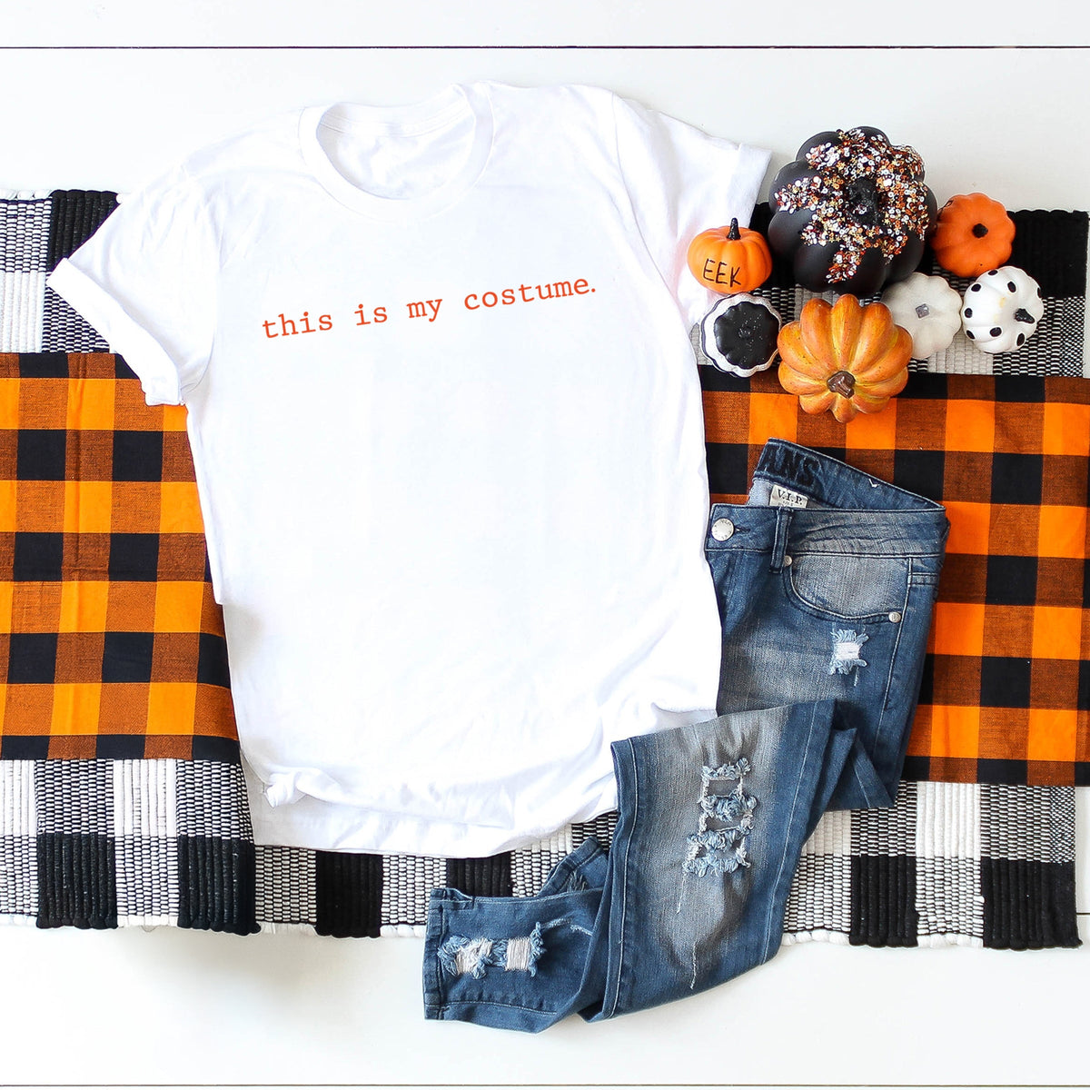 This Is My Costume Typewriter - Women's Short Sleeve Graphic T-Shirt
