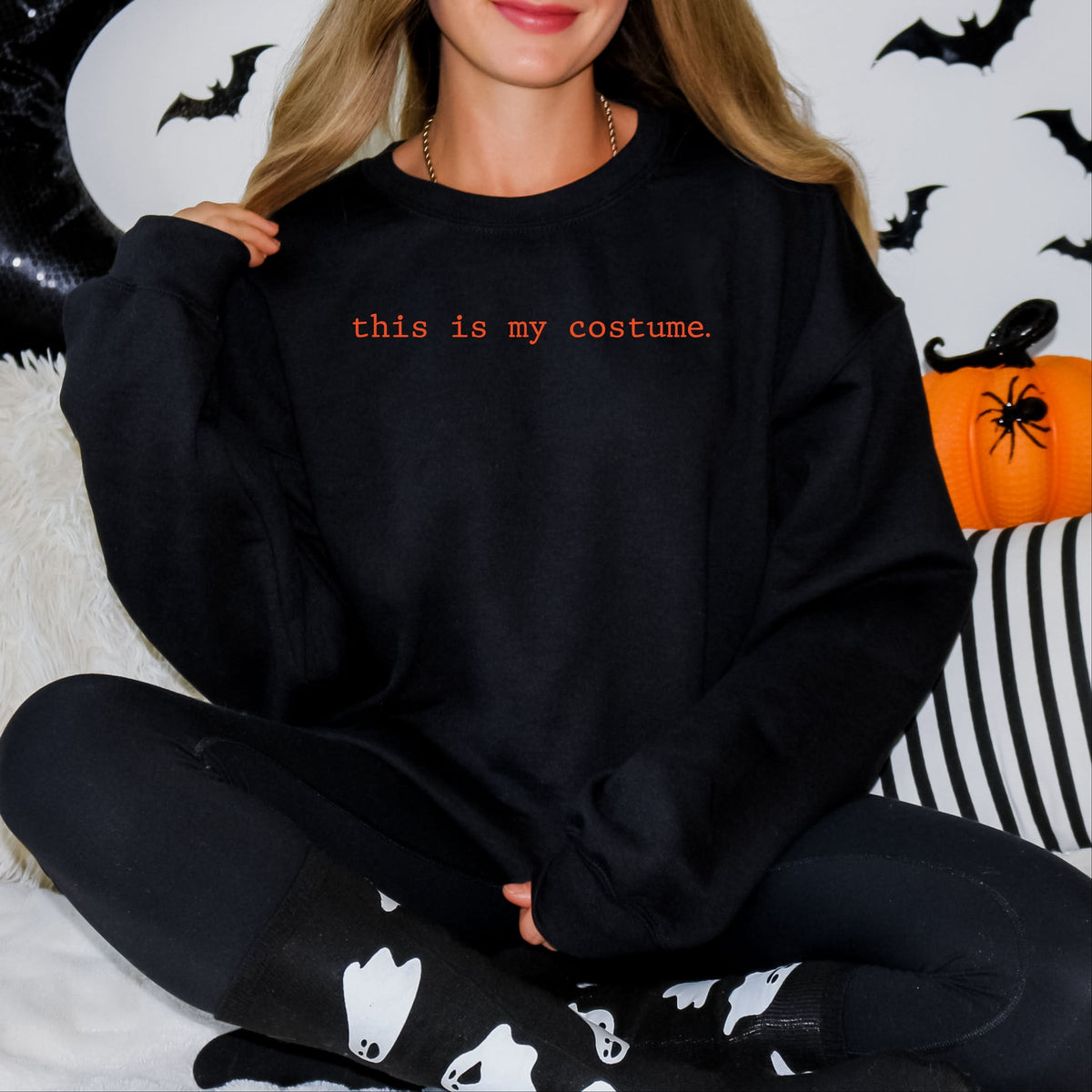 This Is My Costume Typewriter - Women's Graphic Sweatshirt