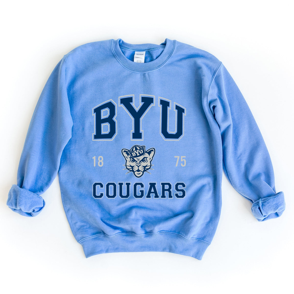 Licensed BYU Cougars Varsity - Women's Graphic Sweatshirt
