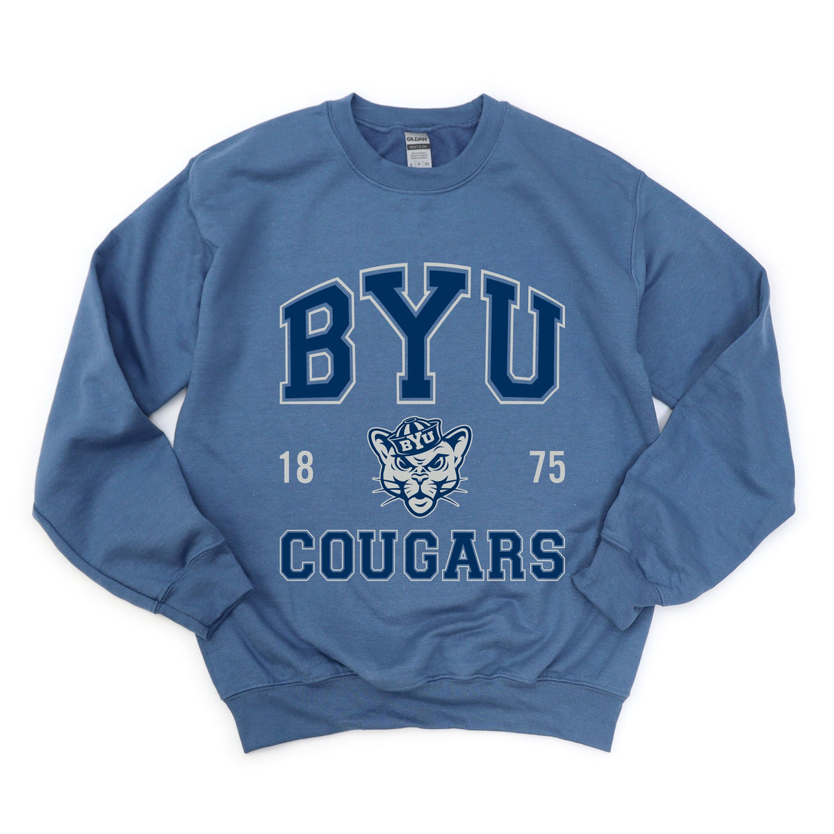 Licensed BYU Cougars Varsity - Women's Graphic Sweatshirt