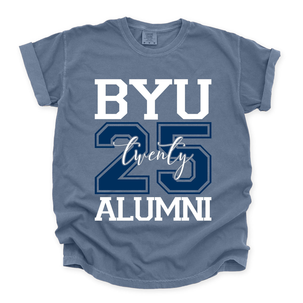 Licensed BYU Alumni 2025 - Women's Garment Dyed Graphic T-Shirt