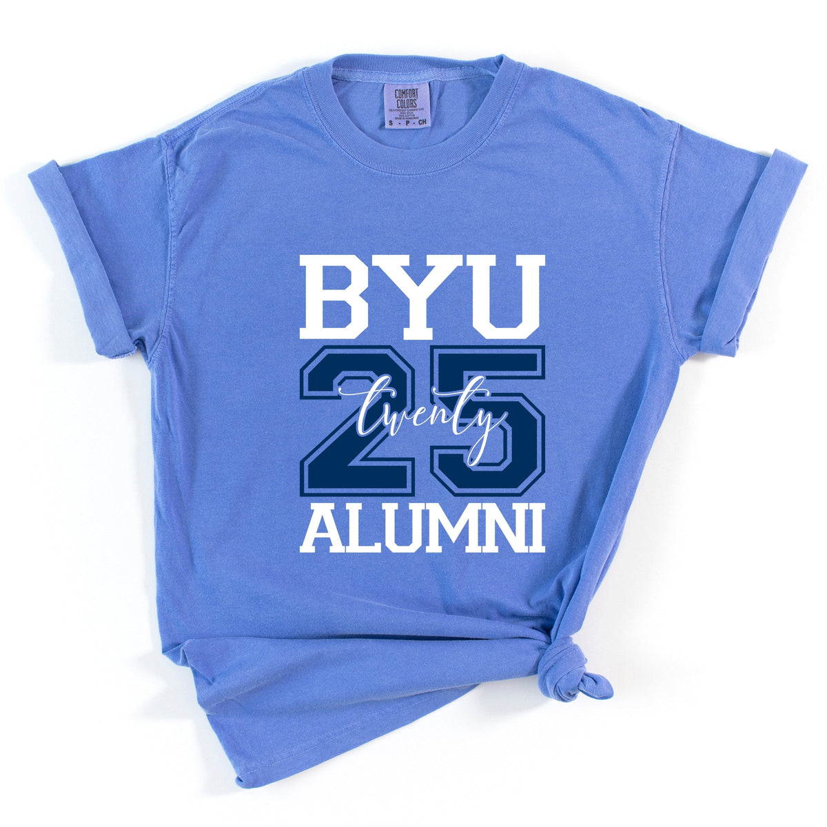 Licensed BYU Alumni 2025 - Women's Garment Dyed Graphic T-Shirt